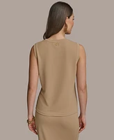 Donna Karan New York Women's Brushstroke-Print Top