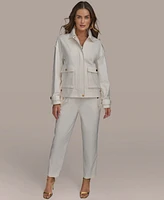 Donna Karan New York Women's Cotton-Blend Utility Jacket