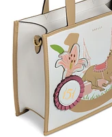 Radley London Kentucky Derby Small Leather Open Top Grab Bag