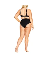 City Chic Plus Alena Underwire Bikini Top