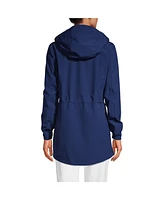 Lands' End Women's Tall Squall Packable Waterproof Raincoat