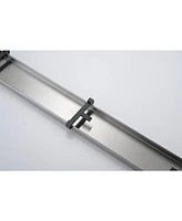 24 Inches Linear Shower Drain, Included Hair Strainer and Leveling Feet