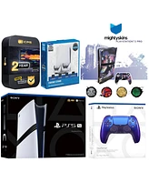Sony PlayStation 5 Pro with Extra Controller, Charging Usb Hub and MightySkins Decal Voucher Plus 2 Year Cps Extended Warranty