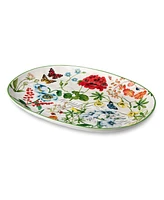 Certified International Greenhouse Oval Platter