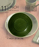 Certified International Verde Dinner Plates, Set of 4, Service for 4