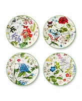 Certified International Greenhouse Salad Plates, Set of 4