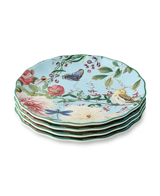 Certified International Flora Dinner Plates, Set of 4