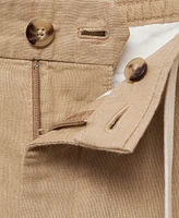 Mango Men's Eu Slim-Fit Linen-Blend Drawstring Pants