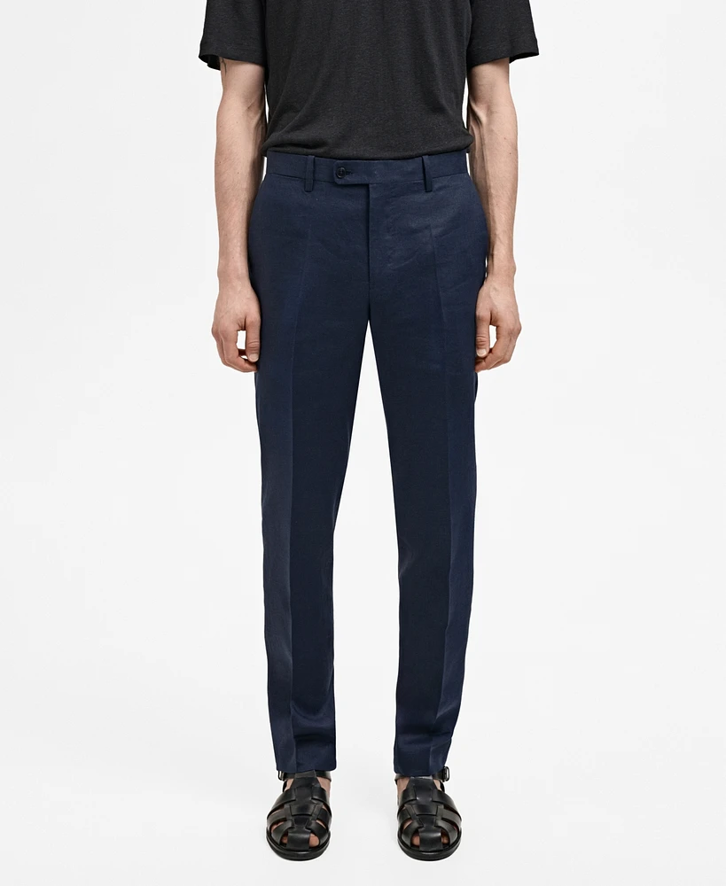 Mango Men's Slim-Fit Tailored Trousers