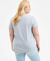 Style & Co Plus Size Printed Graphic T-Shirt, Exclusively at Macy's