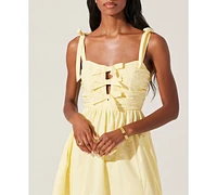 Astr the Label Women's Helia Cotton Midi Dress