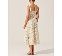 Astr the Label Women's Julietta Milkmaid Midi Dress