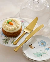 Lenox Portola Satin Gold 2-Pc. Dessert Set
