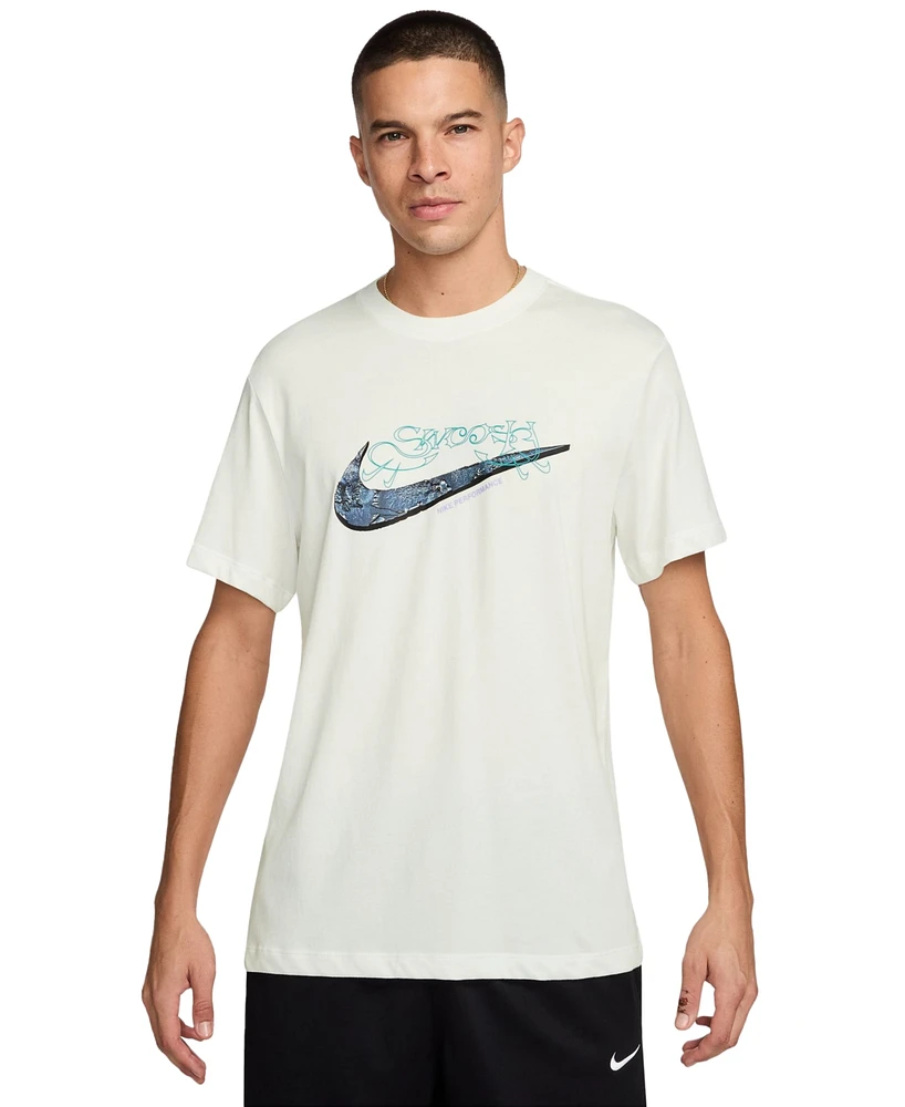 Nike Men's Dri-fit Fitness Logo Graphic T-Shirt