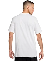 Nike Men's Dri-fit Fitness Short Sleeve Logo Graphic T-Shirt