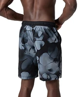 Speedo Men's Bondi Basin Abstract Print Drawstring 9" Boardshorts