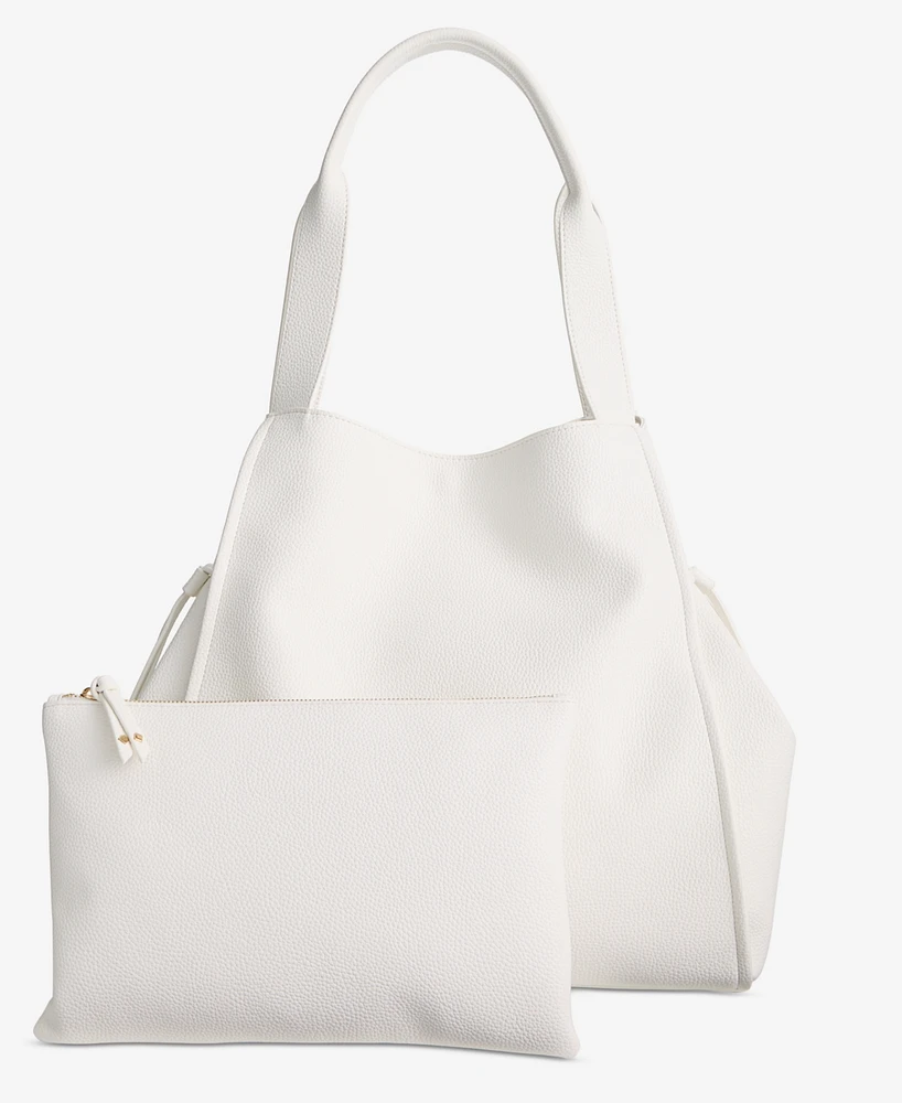 On 34th Jyyll Large Solid Tote with Removable Pouch