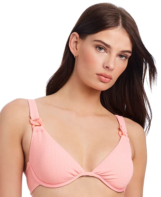 Sanctuary Women's Stay Connected Underwire Bikini Top