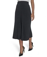 Calvin Klein Women's Pleated Pull-On Midi Skirt