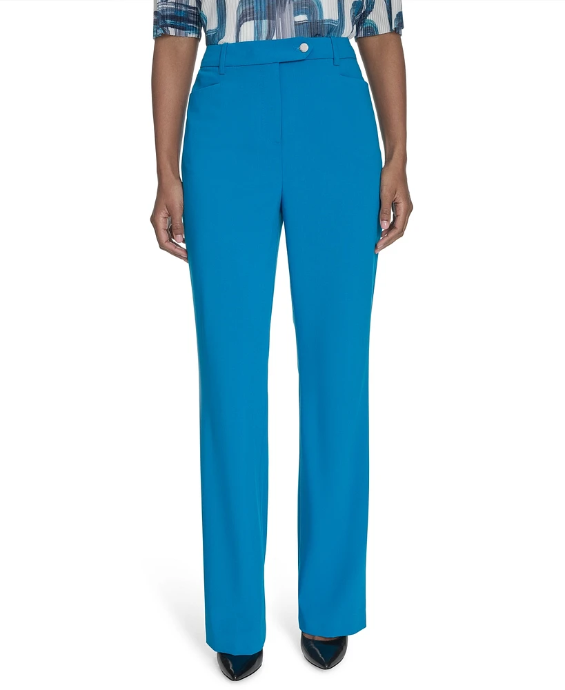 Calvin Klein Women's Modern-Fit Straight-Leg Pants