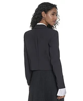 Calvin Klein Women's Double-Breasted Cropped Jacket