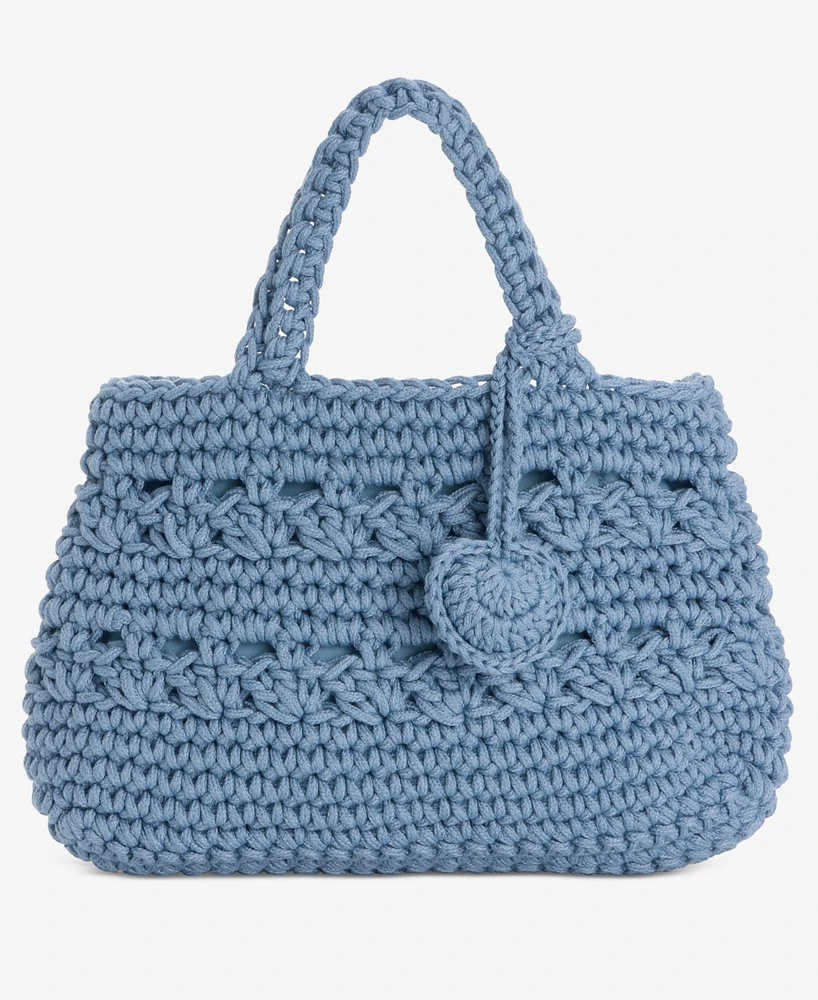On 34th Crochet Medium Tote Bag, Exclusively at Macy's