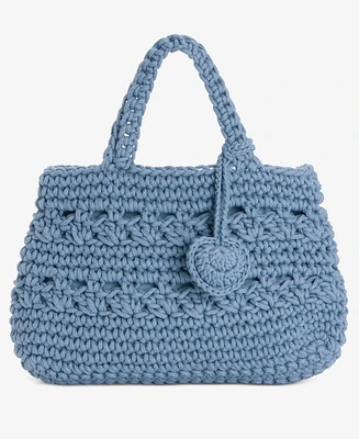 On 34th Crochet Medium Tote Bag, Exclusively at Macy's
