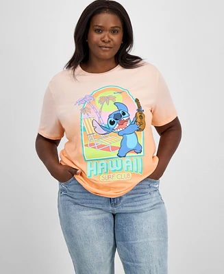 Hybrid Trendy Plus Crewneck Stitch Surf Graphic