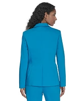 Women's Cotton-Blend One-Button Jacket