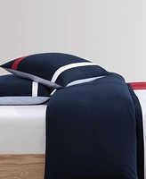 Tommy Hilfiger Iconic Anniversary Seersucker 3-Pc. Duvet Cover Set