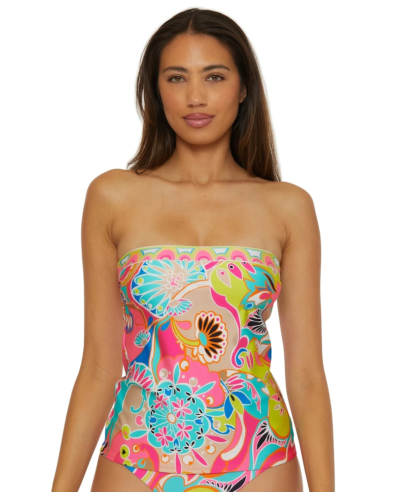 Trina Turk Women's Venus Banded Tankini Top