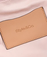 Style & Co Straw Medium 4-Poster Tote