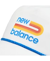 New Balance Men's Dna Logo Grandpa Graphic Hat-White