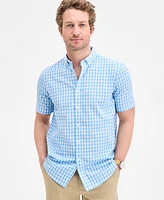 Club Room Men's Woven Gingham Shirt, Exclusively at Macy's