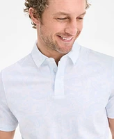 Club Room Men's Camden Regular-Fit Paisley Polo Shirt, Exclusively at Macy's