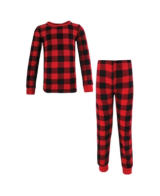 Hudson Baby Baby Boys Hudson Thermal Long Underwear 2pc Set, Buffalo Plaid