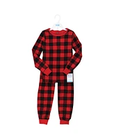 Hudson Baby Baby Boys Hudson Thermal Long Underwear 2pc Set, Buffalo Plaid