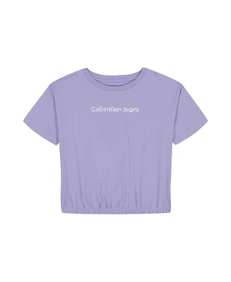 Calvin Klein Big Girls Short Sleeve T-Shirt