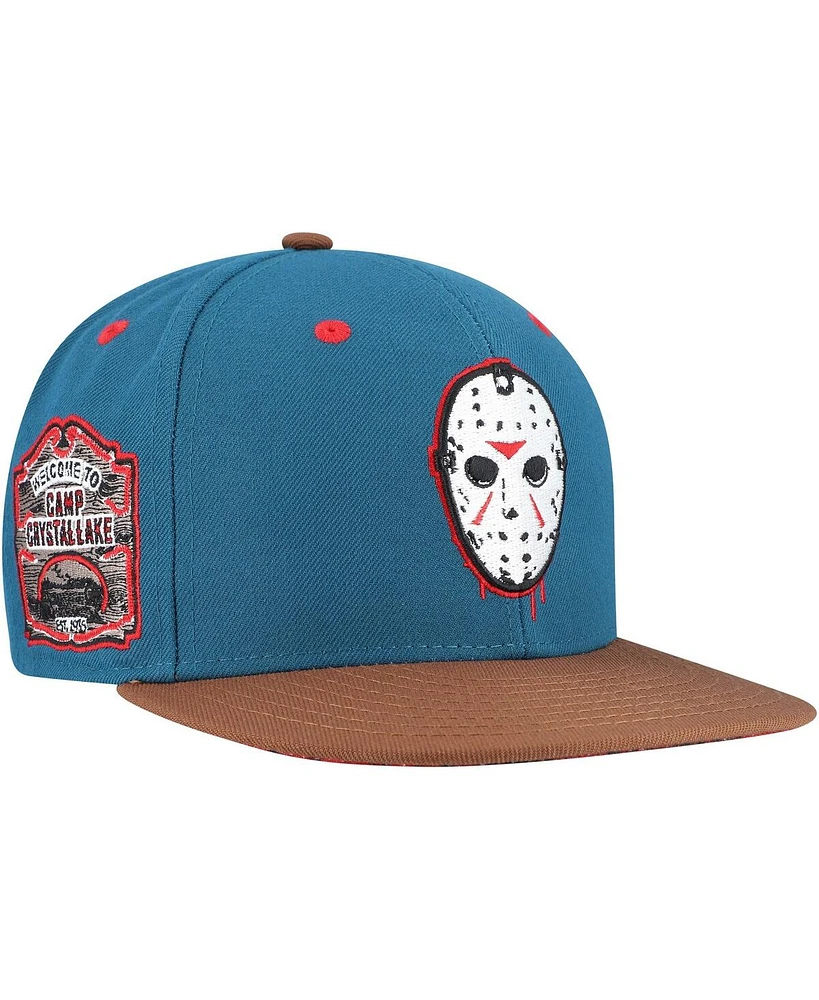 Lids Men's Jason Voorhees Navy Friday the 13th Fitted Hat