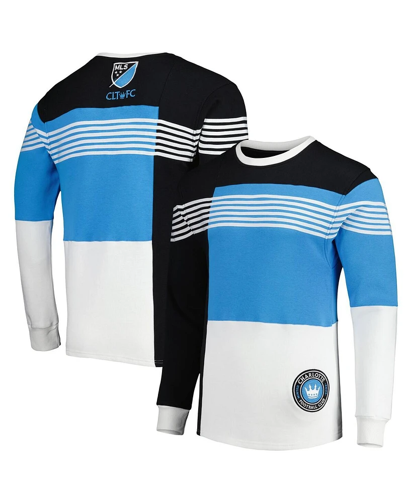 Grungy Gentleman Men's Black Charlotte Fc Logo Pullover Sweatshirt