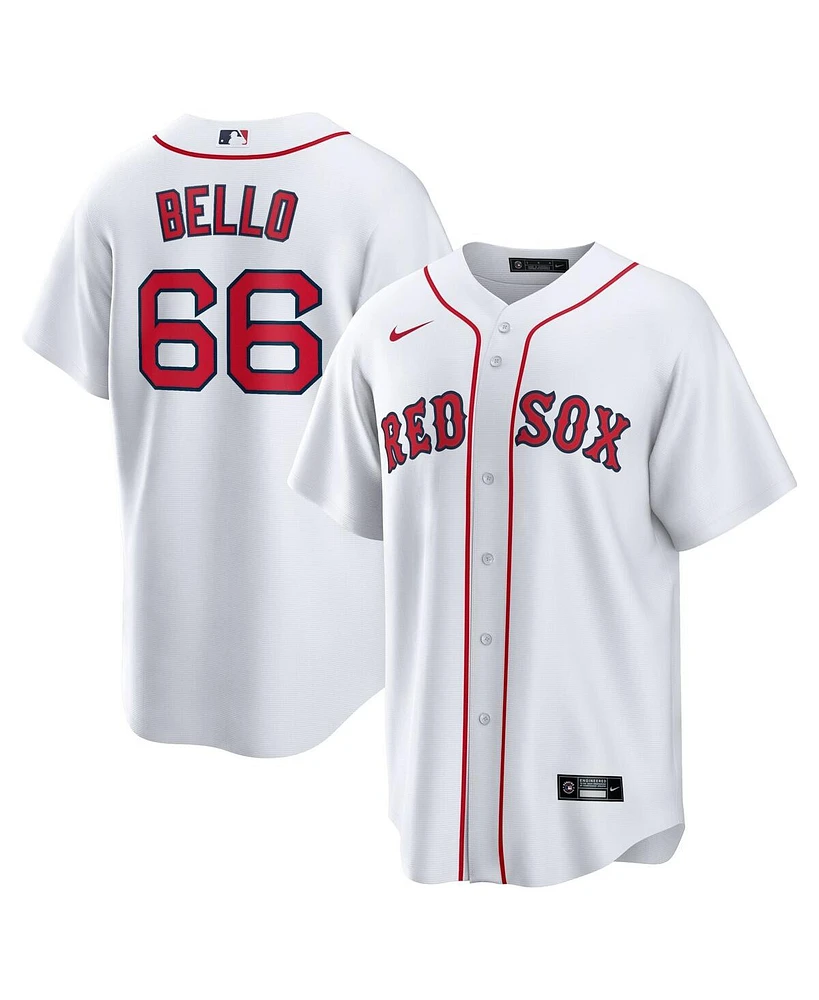 Nike Men's Brayan Bello White Boston Red Sox Home Replica Jersey