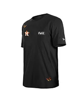 New Era x Felt Men's Black Houston Astros T-Shirt