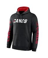 Fanatics Men's Black Carolina Hurricanes Big City Legacy Fleece Pullover Hoodie
