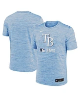 Nike Men's Light Blue Tampa Bay Rays Authentic Collection Velocity Performance Practice T-Shirt