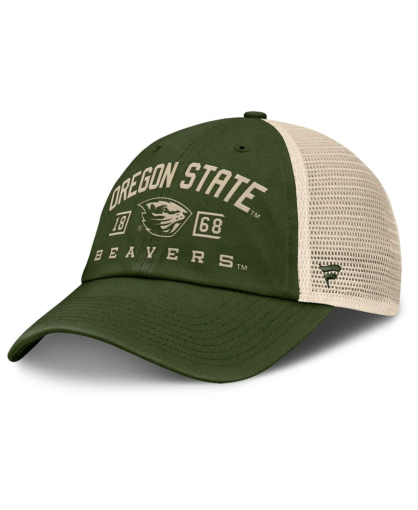 Fanatics Men's Olive Oregon State Beavers Oht Military Appreciation Frontier Trucker Adjustable Hat