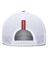 Fanatics Men's Heather Gray/Cardinal Iowa State Cyclones Profile Trucker Adjustable Hat