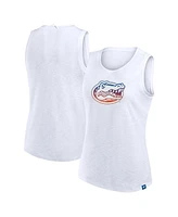 Fanatics Women's White Florida Gators Activate Slub Tank Top