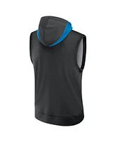 Nike Men's Black Miami Marlins Authentic Collection Performance Sleeveless Pullover Hoodie