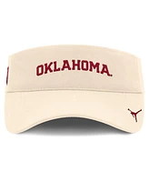 Jordan Men's Natural Oklahoma Sooners Primetime Ace Adjustable Visor Hat
