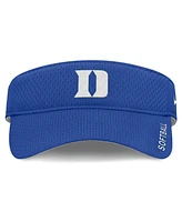 Nike Men's and Women's Royal Duke Blue Devils 2025 Dugout Softball Ace Performance Adjustable Visor Hat